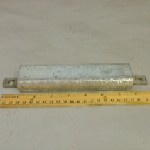 ANODE 2" X 1" X 9" W/ 1/8"FB EXT 1" (2.5 LBS)