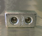 ANODE 5" X 2" X 9-1/2 (22 LBS) W/5/8" HOLES ON 4" CENTER