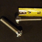 1/2" X 2" CAP SCREW BUTTON HEAD SOCKET TYPE316 S/S