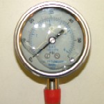 GAUGE, PRESSURE, 0-60 S/S CASE/TUBE LIQUID FILLED