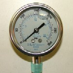 GAUGE, PRESSURE 0-300 S/S CASE/TUBE LIQ. FILLED