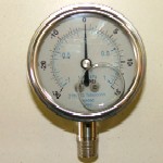 GAUGE, COMPOUND 30-0HG 0-15PSI S/S CASE AND INTERNALS