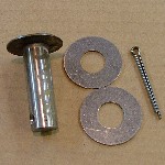 PIN FOR HINGE PIN ASSY. W/COTTER KEY AND WASHERS(2)