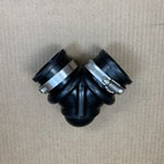 RUBBER ELBOW W/CLAMP