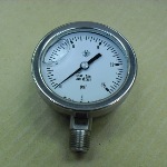 GAUGE 0-15 S/S CASE MONEL TUBE/CONNECTION 2-1/2"