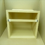 BOOK RACK RECESSED 14" WX 14"H X 13"D