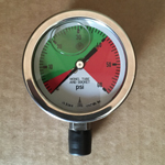 GAUGE,COMP,0-60PSI, 2-1/2IN, DIAL S/S CASE LIQ FILLED 1/4IN MONEL LOWER NPT (FRC)